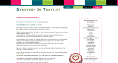 Desktop Screenshot of decoreerjetaart.demarsepeinspecialist.nl